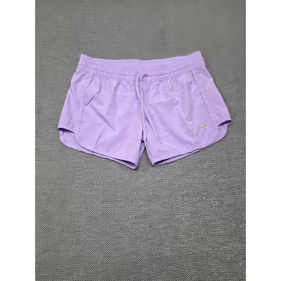 raya sun Pants - Raya Sun Womens Purple Dolphin Hem Athletic Running Shorts Size S Small Lavender